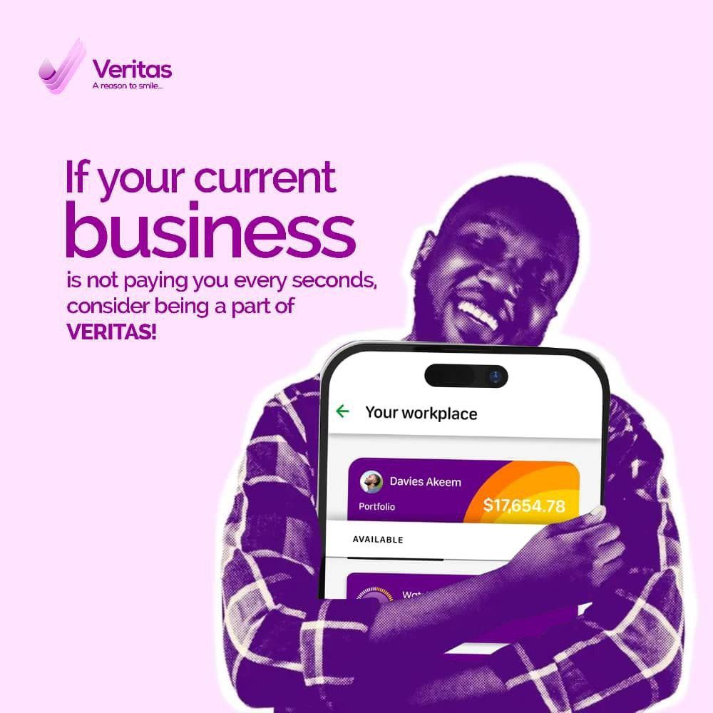 Veritas business earning campaign poster